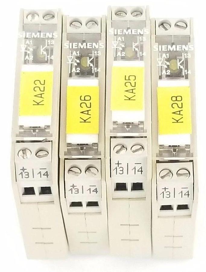 Used LOT OF 4 SIEMENS 3TX70023AB01 OUTPUT INTERFACE MODULES 3TX7002-3AB01