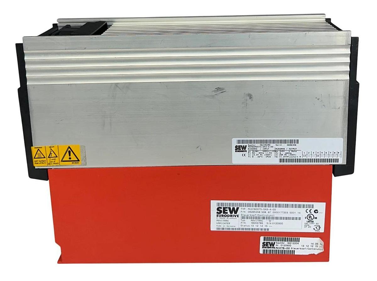 Used SEW EURODRIVE MC07B0075-5A3-4-00 / 08285268 MOVITRAC MDX60A0074-5A3-4-00 USNP