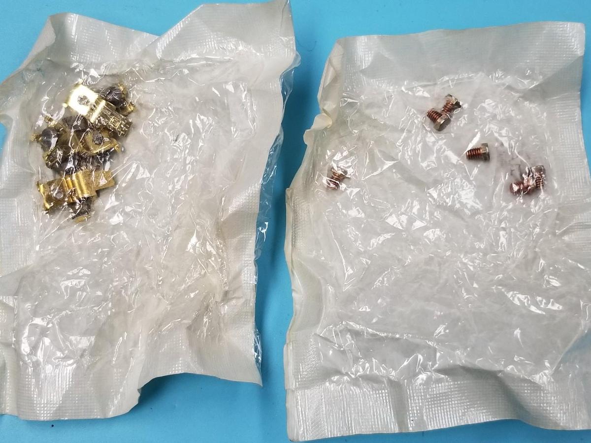 Used NEW SQUARE D UNKNOWN CONTACT KIT WITH SCREW HARDWARE