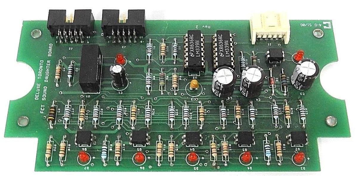 Used DELUXE TORONTO 4-0 51/06 FCT SOUND DAUGHTER BOARD REV. 2