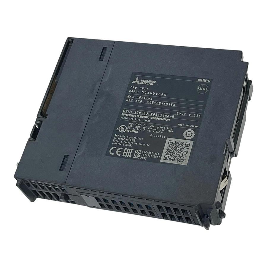 Used Mitsubishi Q03UDVCPU MELSEC-Q Series Universal PLC Processor Module