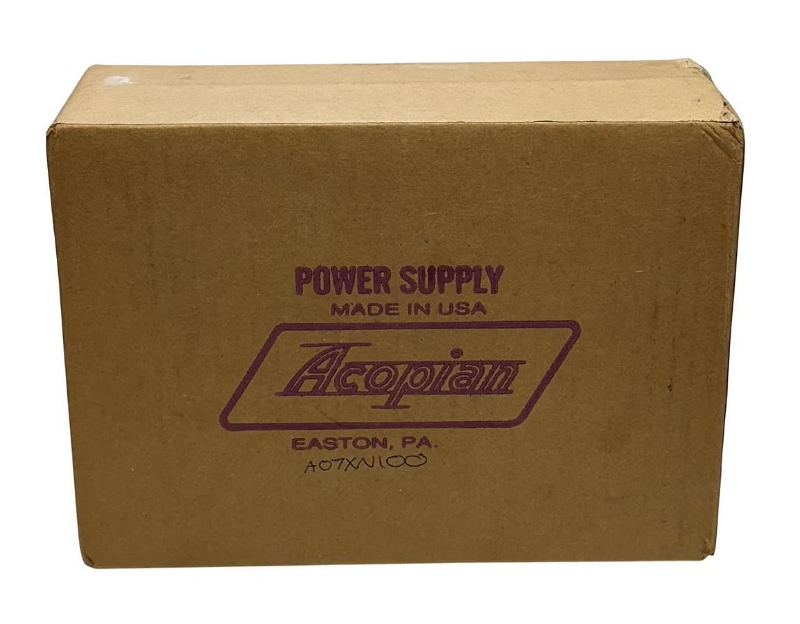 ACOPIAN A07XN100 / 0297970 LINEAR REGULATED POWER SUPPLY NARROW PROFILE NSMP
