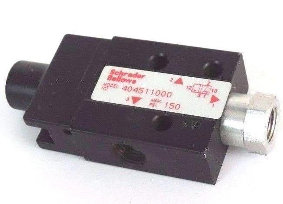 Used NIB SCHRADER BELLOWS 404511000 POPPET VALVE W/PILOT