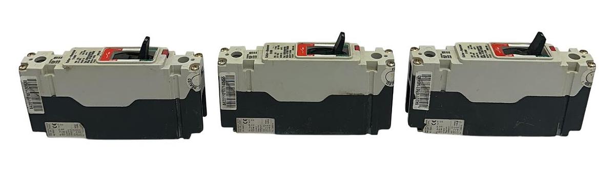 Used 3 CUTLER-HAMMER EGB1020FFB / 67B3776G02 CIRCUIT BREAKERS 20A 1-POLE E125B USNP