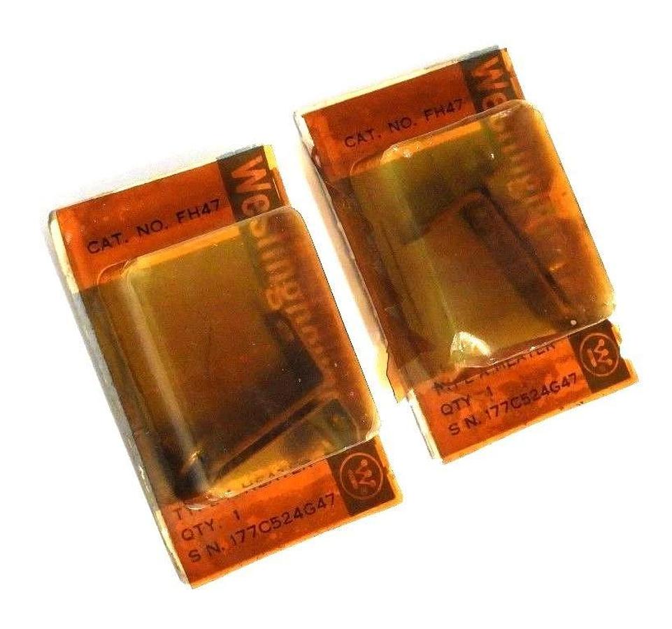Used LOT OF 2 NEW WESTINGHOUSE FH47 HEATER ELEMENTS
