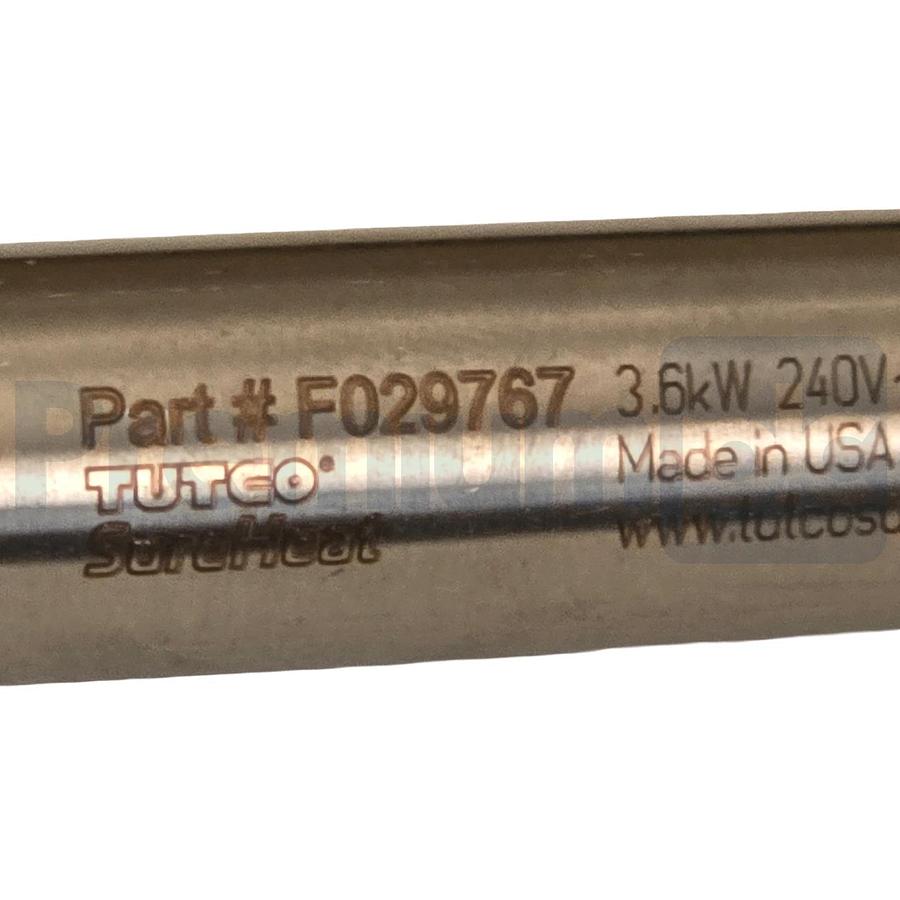 Tutco SureHeat F029767 Serpentine II Air Heater Element 3.6kW 240V 1400°F 029767