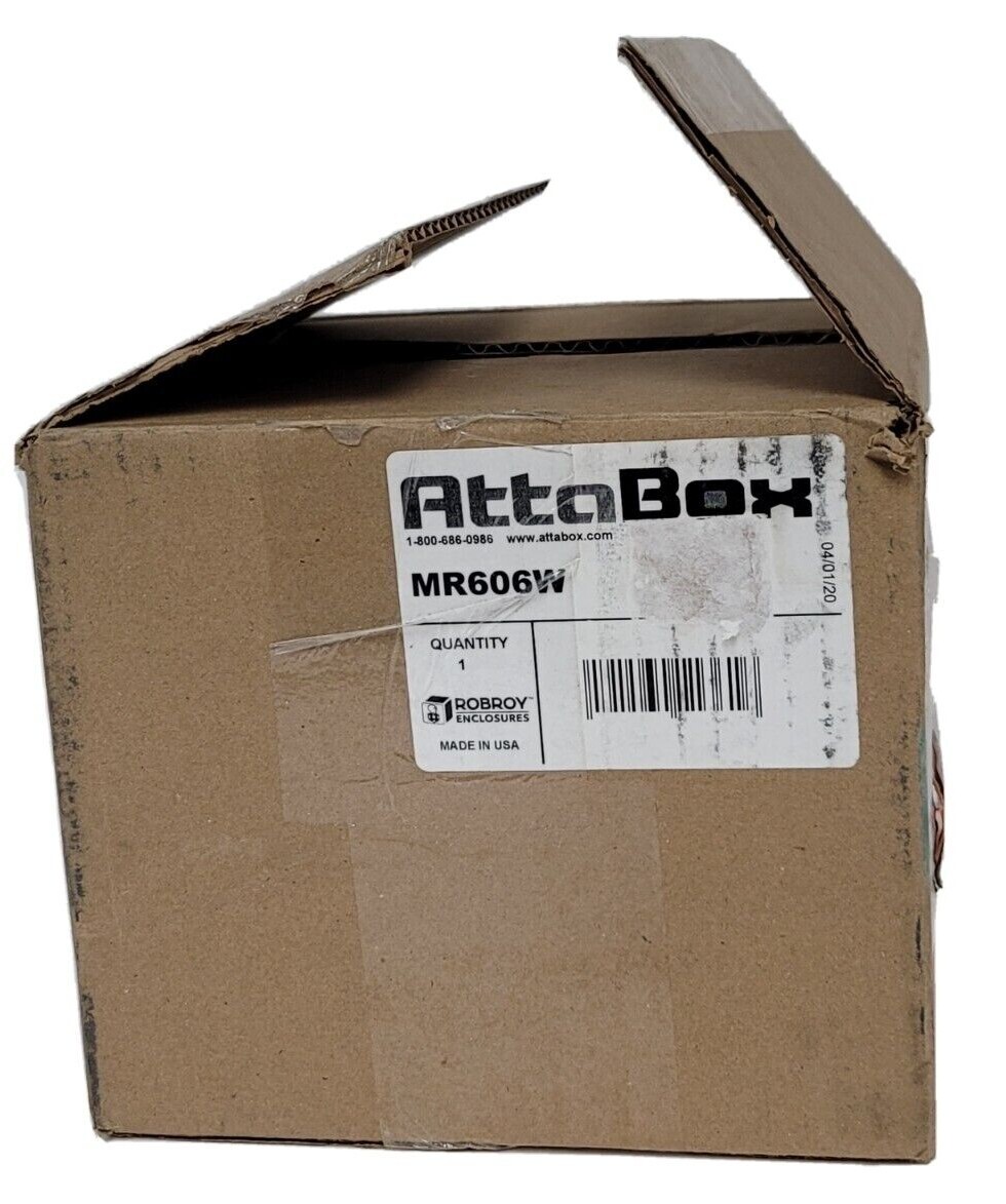 NIB ROBROY MR606W ATTABOX MACHOBOX SERIES ENCLOSURE 6 X 6 X 6IN (HXWXD)