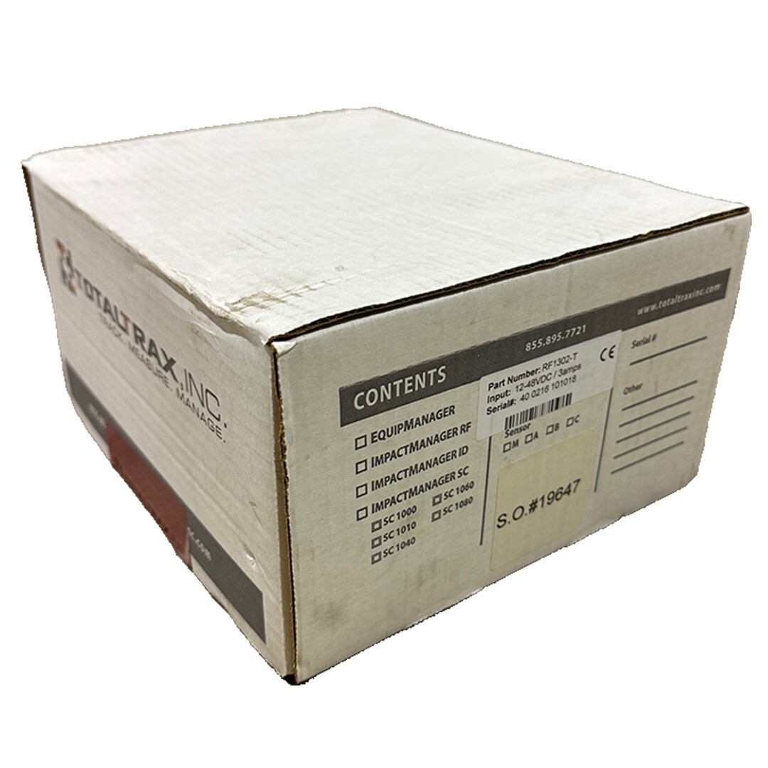 NEW TOTALTRAX RF1302-T / RF1302T IMPACT MANAGER RF 12-48VDC 3A