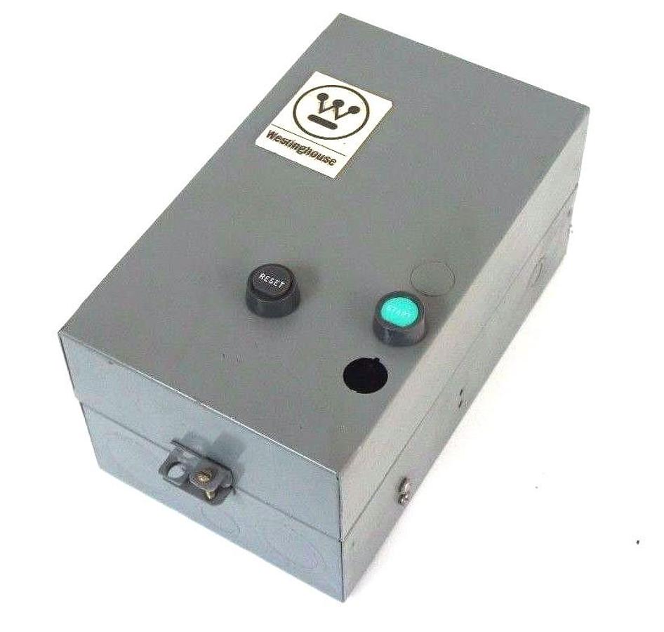 Used WESTINGHOUSE A200M2CXM NON REVERSING STARTER 45 AMPS, 600V, 440-480V COIL
