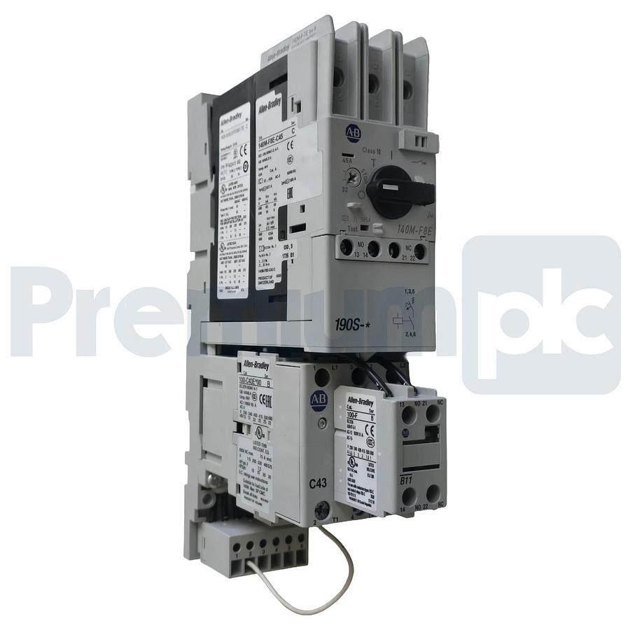Allen-Bradley 190S-GNEJ3-FC45C-TE /C Compact Combo Starter 32-45A 24V Coil NSMP