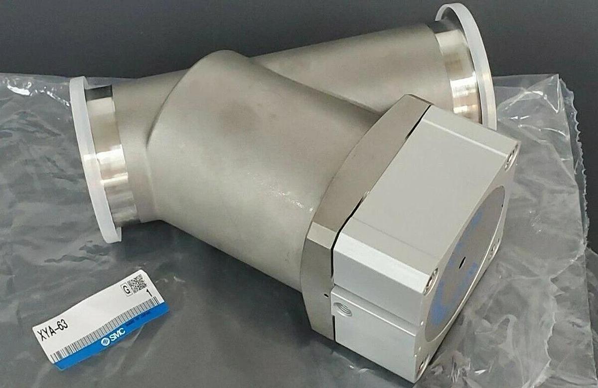 Used NEW SMC XYA-63 S.S. HIGH VACUUM IN-LINE VALVE XYA63