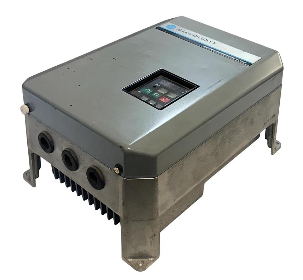 Used ALLEN BRADLEY 1333-CAB /D+ ADJUSTABLE FREQUENCY AC DRIVE 5HP 3PH 50/60Hz USNP