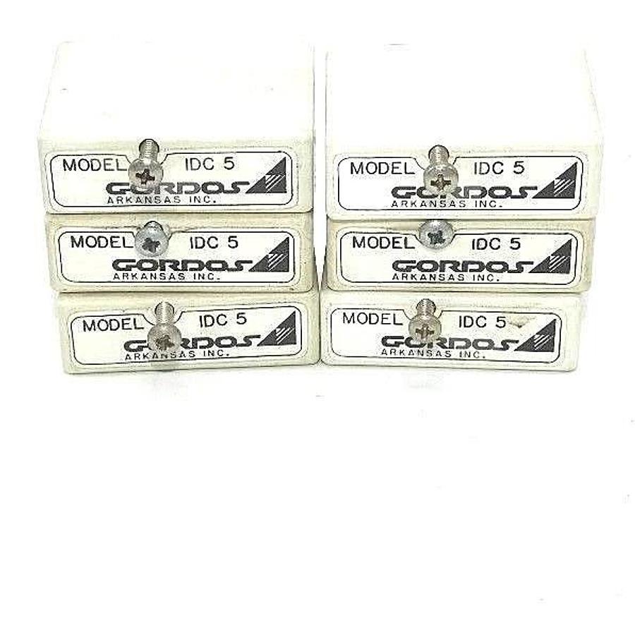 Used LOT OF 6 GORDOS IDC5 I/O MODULES