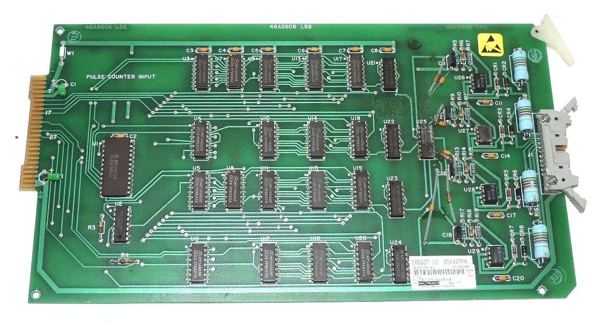 FISHER ROSEMONT DM6371X1-A2 PULSE COUNTER, REV F/K, DM6371X1