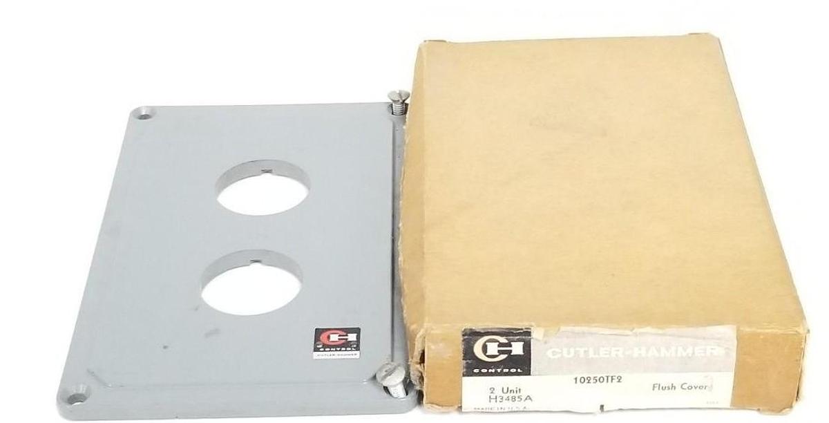 Used CUTLER HAMMER 10250TF2 FLUSH COVER