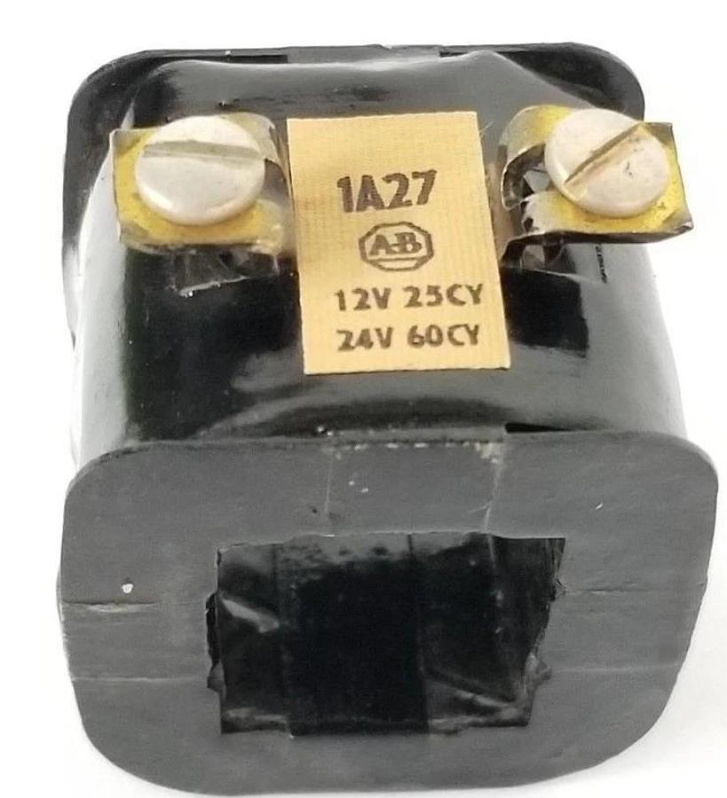 Used NIB ALLEN BRADLEY 1A27 COIL 12-24V 25-60CY