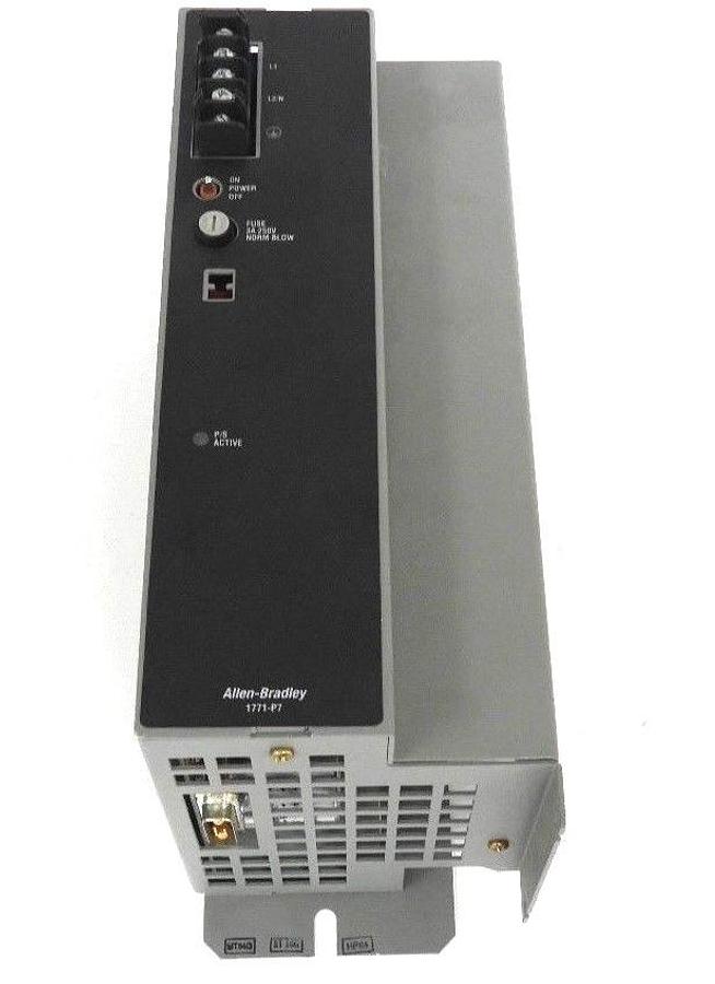Used ALLEN BRADLEY 1771-P7 D POWER SUPPLY 1771P7, 120/220V SER. D REV. A01