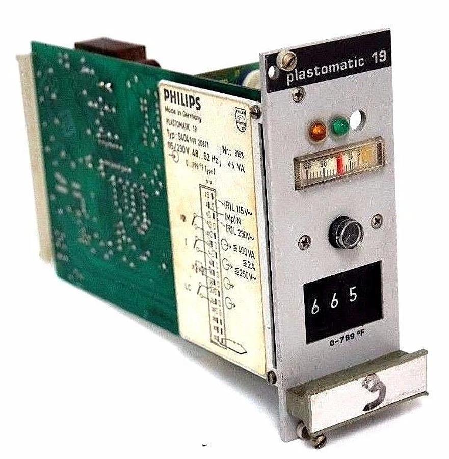 Refurbished PHILIPS PLASTOMATIC 19 TYP: 940499920671 NR; 8188 115/230V 48...62HZ 4,5WA