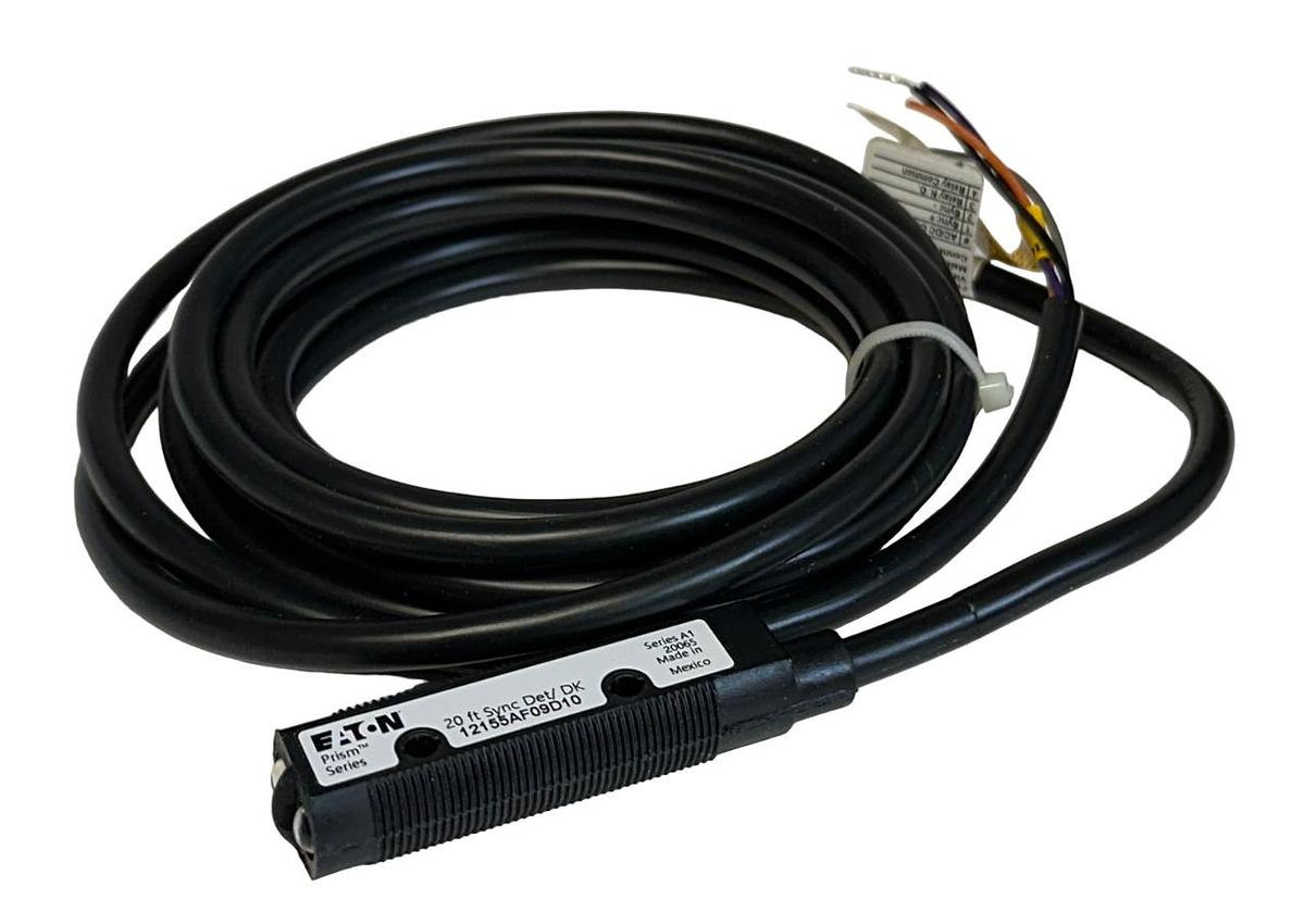 Used EATON 12155AF09D10 PRISM PHOTOELECTRIC 20FT SYNC DETECTOR/DK 9FT CABLE NSMP