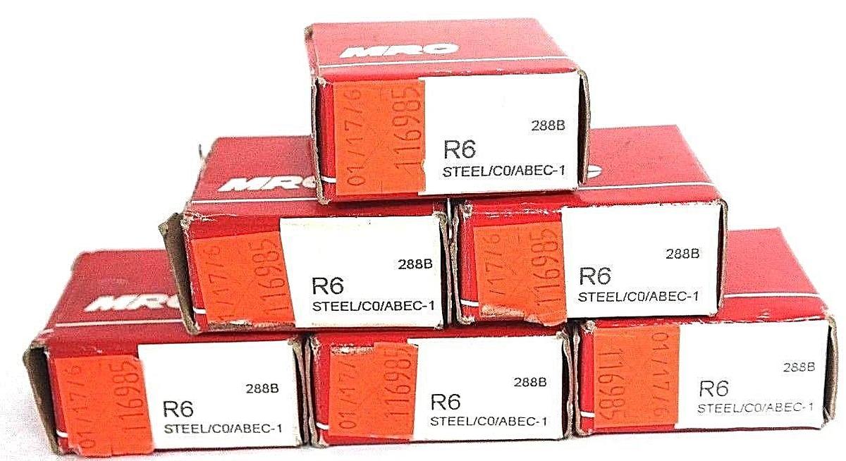 Used LOT OF 7 NIB MRC R6 BALL BEARINGS 22X10X5MM