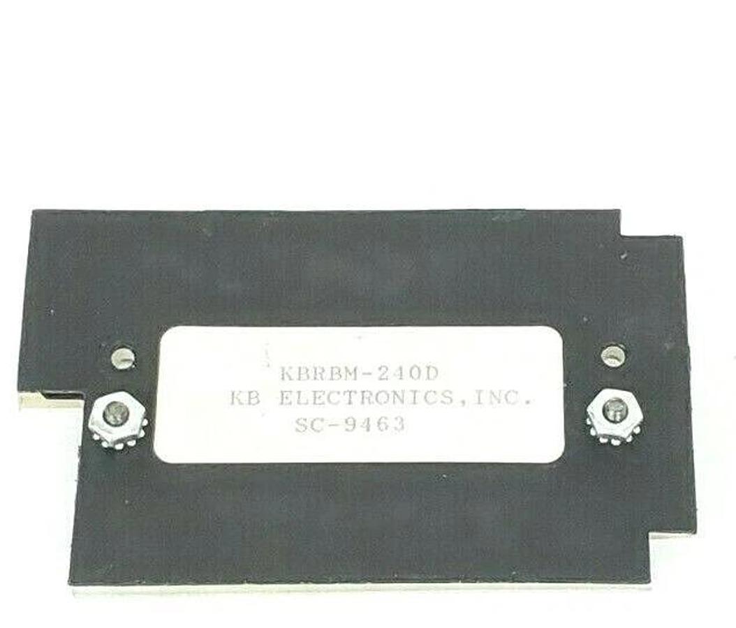 Used KB ELECTRONICS SC-9463 BARRIER TERMINAL ACCESSORY KIT KBRBM-240D