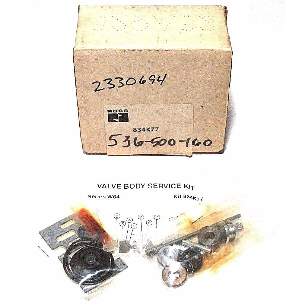 NEW ROSS CONTROLS 834K77 VALVE BODY SERVICE KIT SERIES W64