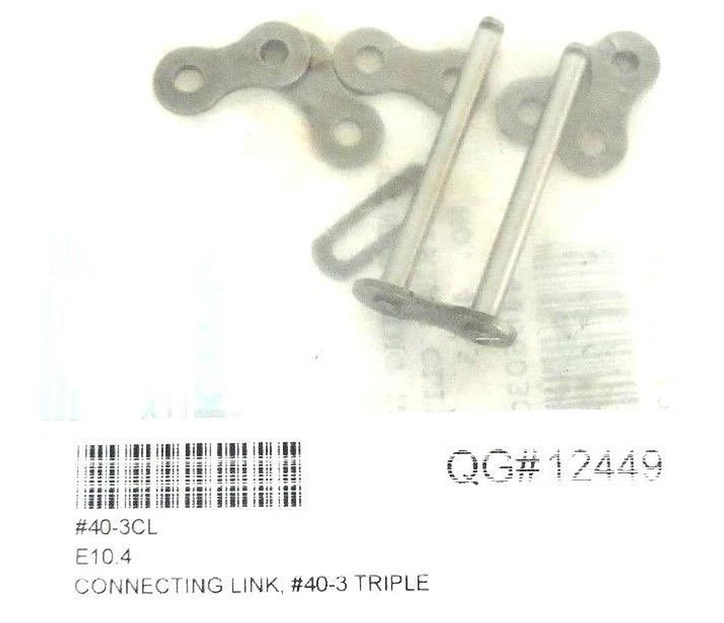 Used NEW DIAMOND C-446603CL-08-P CONNECTING LINK SPRING CLIP NO. 40-3