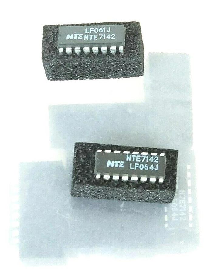 Used LOT OF 8 NEW NTE NTE7142 INTEGRATED CIRCUITS