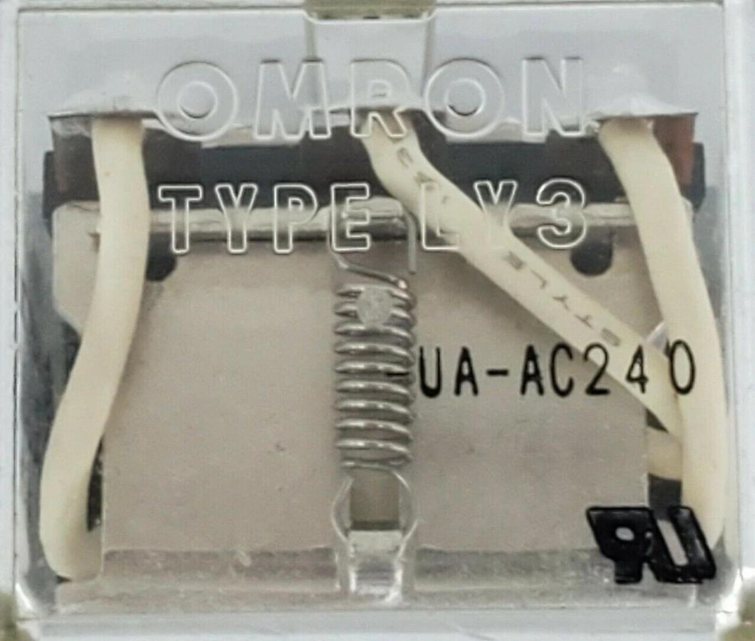 Used OMRON LY3-UA-AC240 RELAY COIL 240V, 50/60HZ, LY3