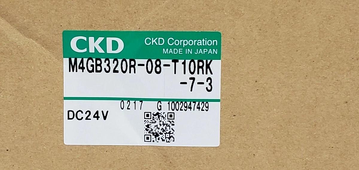 Used NIB CKD M4GB320R-08-T10RK-7-3 VALVE MANIFOLD ASSEMBLY DC24V, M4GB320R08T10RK73