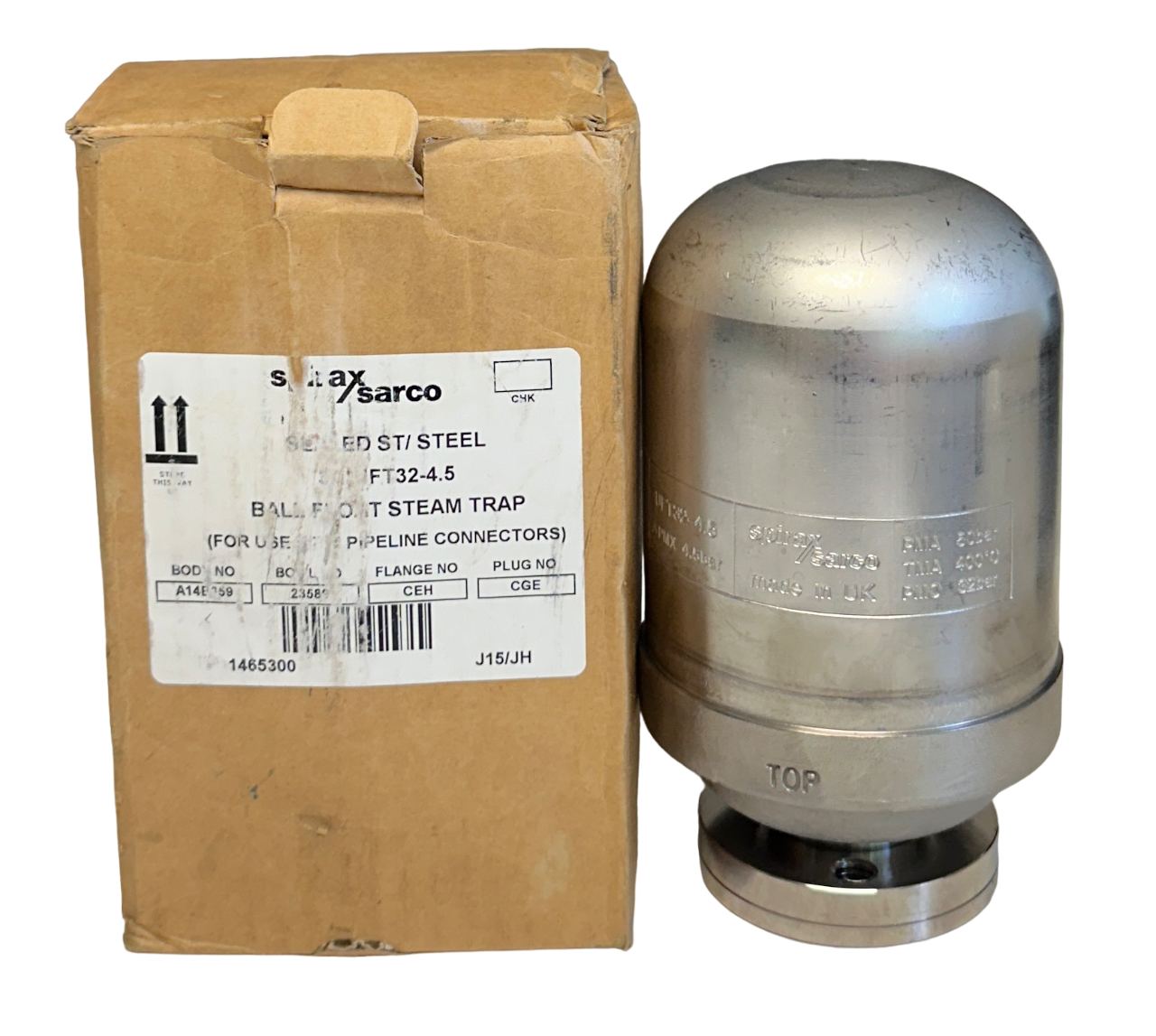 Used SPIRAX SARCO UFT32-4.5 / UFT3245 SEALED BALL FLOAT STEAM TRAP A14B359 NSMP