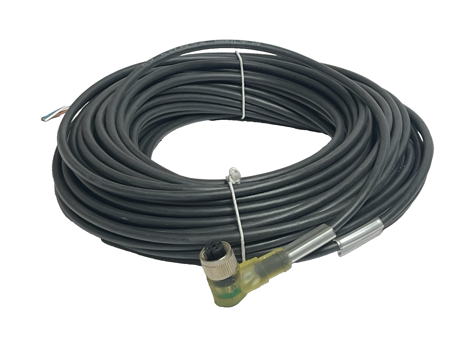Used Phoenix Contact 1696992 M12 Female Right Angle Sensor Cable 20m 4-Pin 3-LED NEW