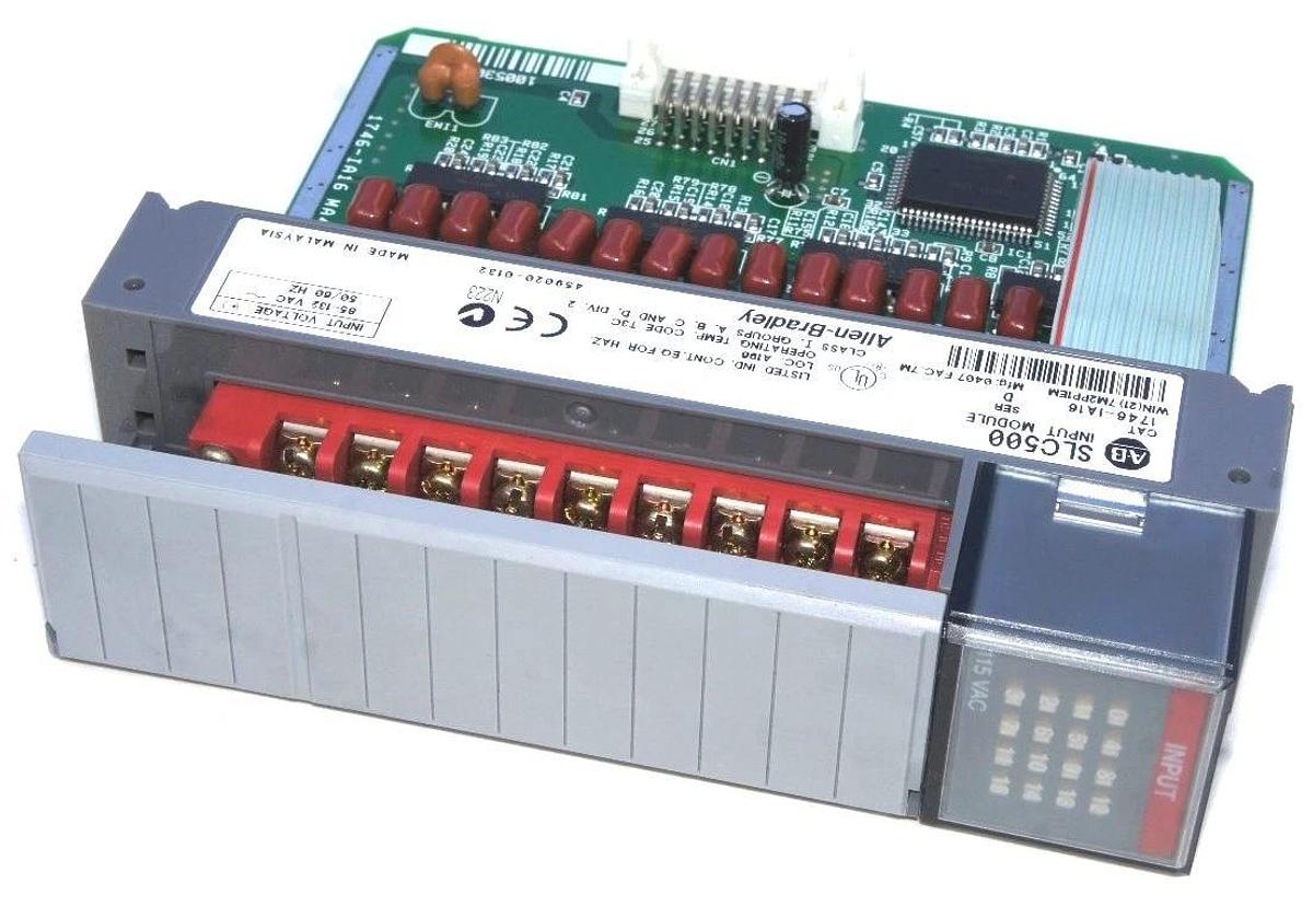 Used ALLEN BRADLEY SLC 500 1746-IA16 INPUT MODULE 85-132VAC 50/60HZ SER D 1746IA16