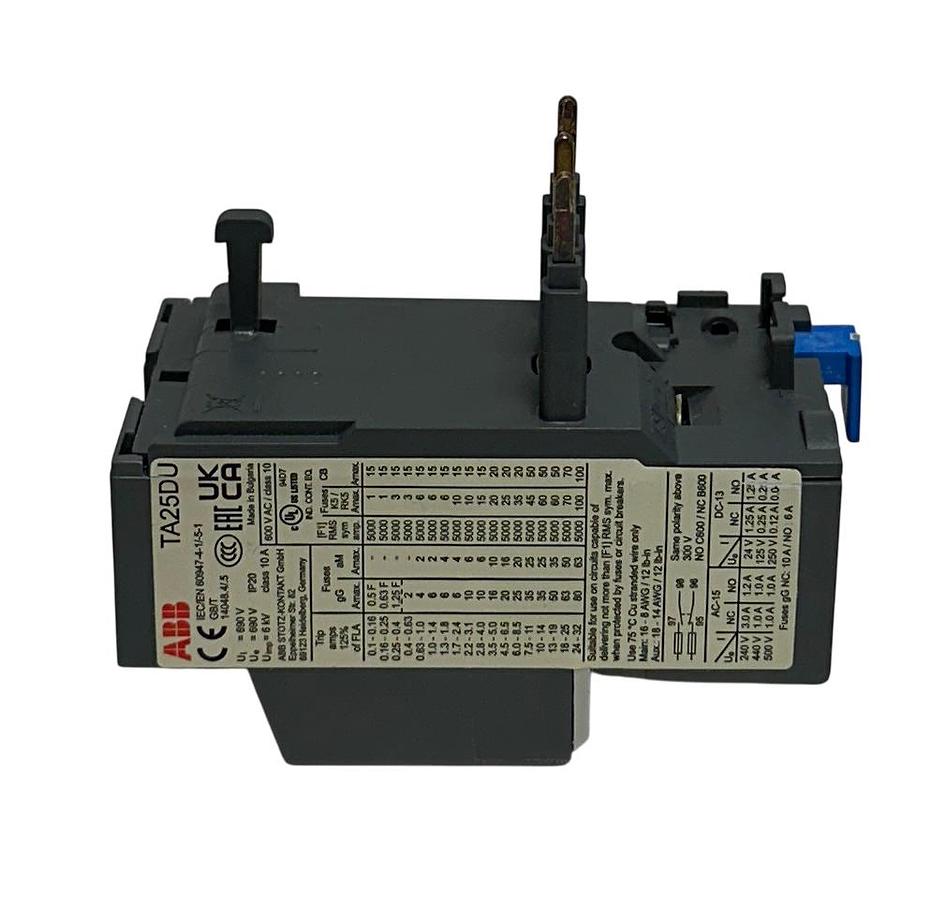 Used ABB TA25DU-8.5 / TA25DU THERMAL OVERLOAD PROTECTION RELAY 6-8.5A 690VAC NSNP