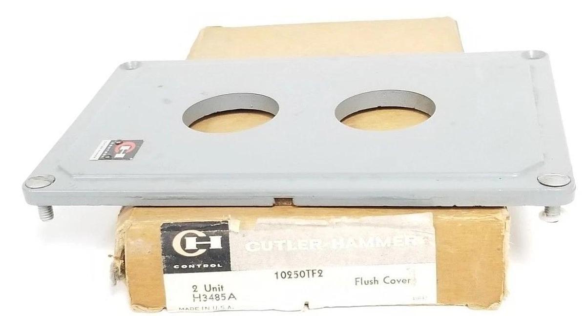 Used CUTLER HAMMER 10250TF2 FLUSH COVER