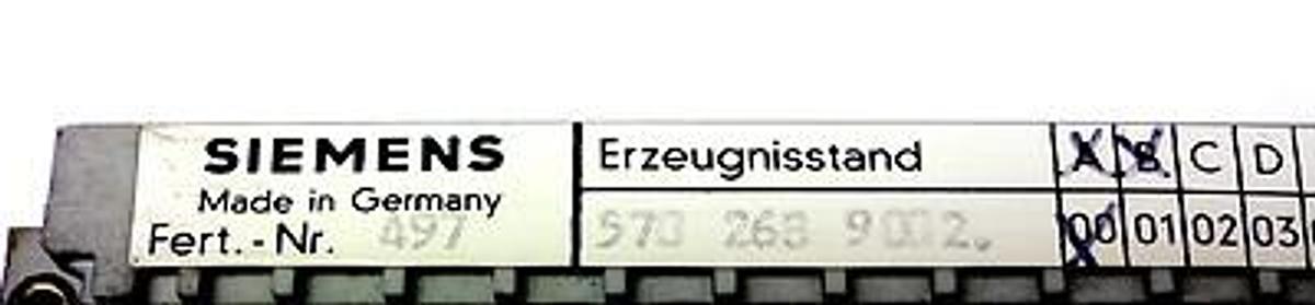 Used SIEMENS 6FX1126-8BB00 SINUMERIK MEASURING CARD 6FX11268BB00