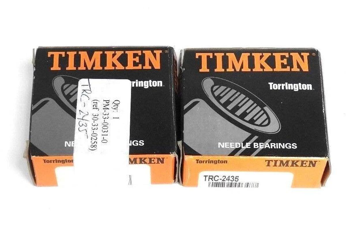 Used LOT OF 2 NIB TIMKEN TRC-2435 THRUST WASHERS TRC2435