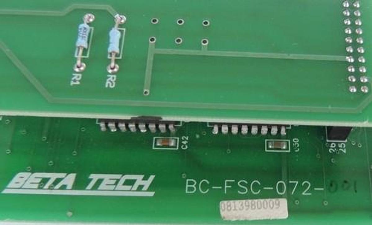 Used BETA TECH BC-FSC-072-001/BC-NULL-011-001 SPINDLE CARD BCFSC072001 REPAIRED