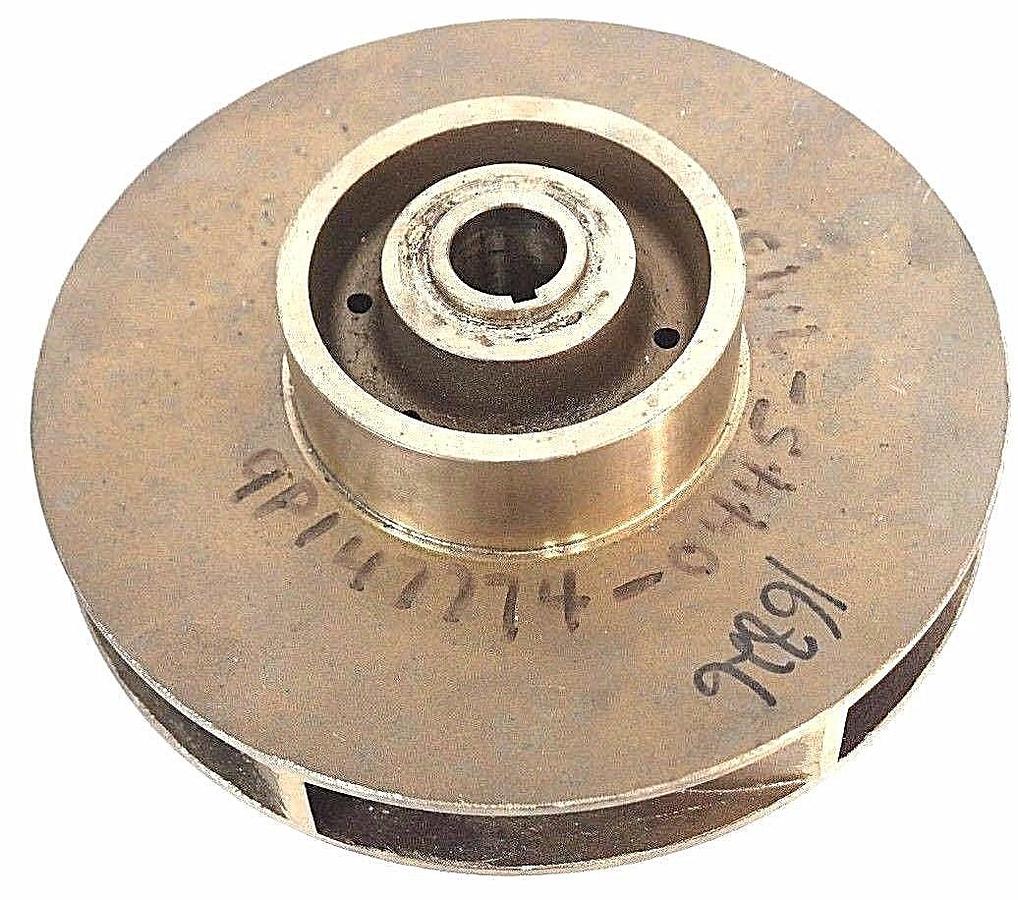Used GOULDS PUMP 3-7-245 VANE IMPELLER 9P1 47774-0445-7.937" BRASS