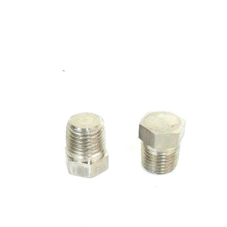 Used LOT OF 2 NEW PALL 1185741 PLUG, PIPE, 0.250, 316L, HX