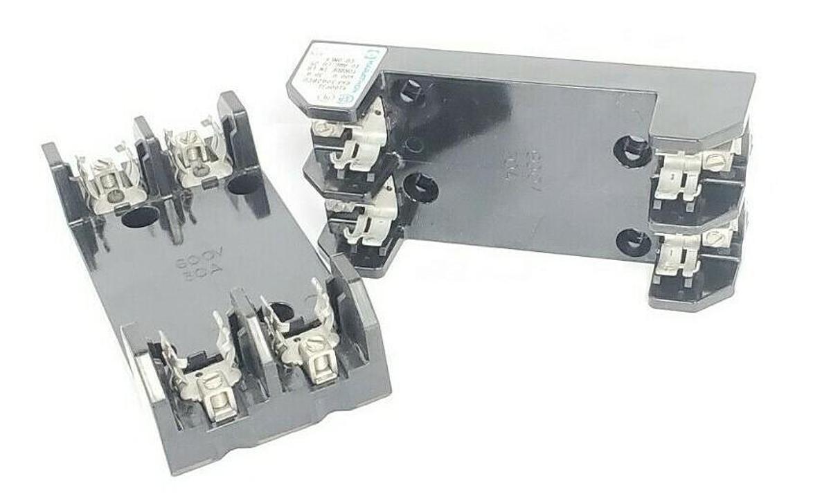 Used LOT OF 2 MARATHON 4100931 R6F30A2BCU FUSE HOLDERS, 600V, 30A