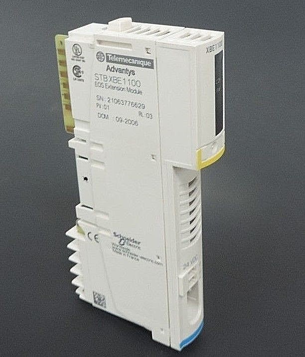 Used TELEMECANIQUE STBXBE1100 EOS EXTENSION MODULE XBE1100, PV: 01, RL: 03