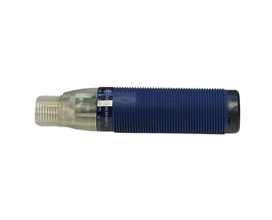 Used TELEMECANIQUE XX518A3PAM12 ULTRASONIC PROXIMITY SENSOR 12-24VDC M12 097464 NSMP