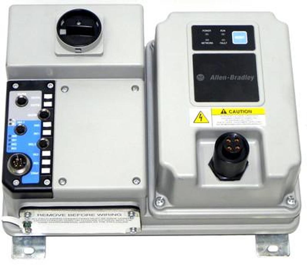 Used ALLEN BRADLEY 281D-F23Z-25D-CRW ARMORSMART CONTROL MODULE W/ 280D-FN-10-C BASE