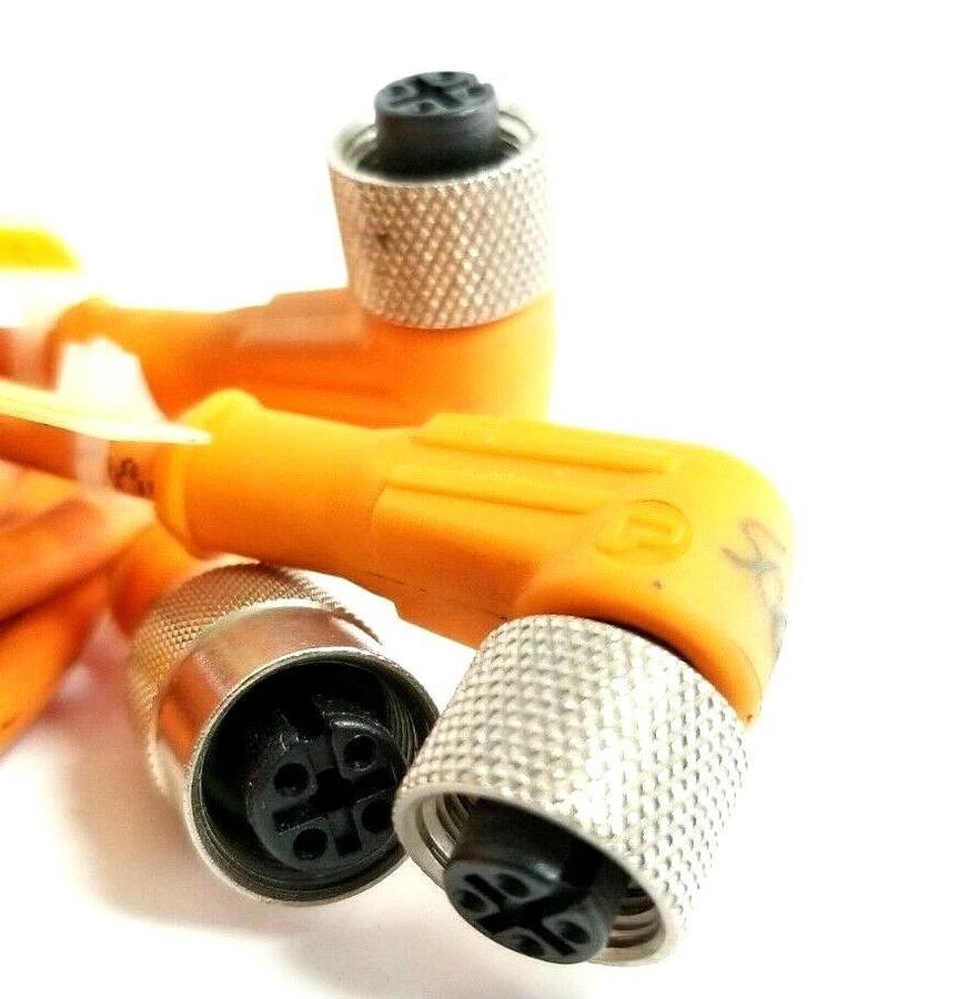Used LOT OF 3 LUMBERG 909-58 3x0,34 9mm PUR/PVC CABLE ASSEMBLIES