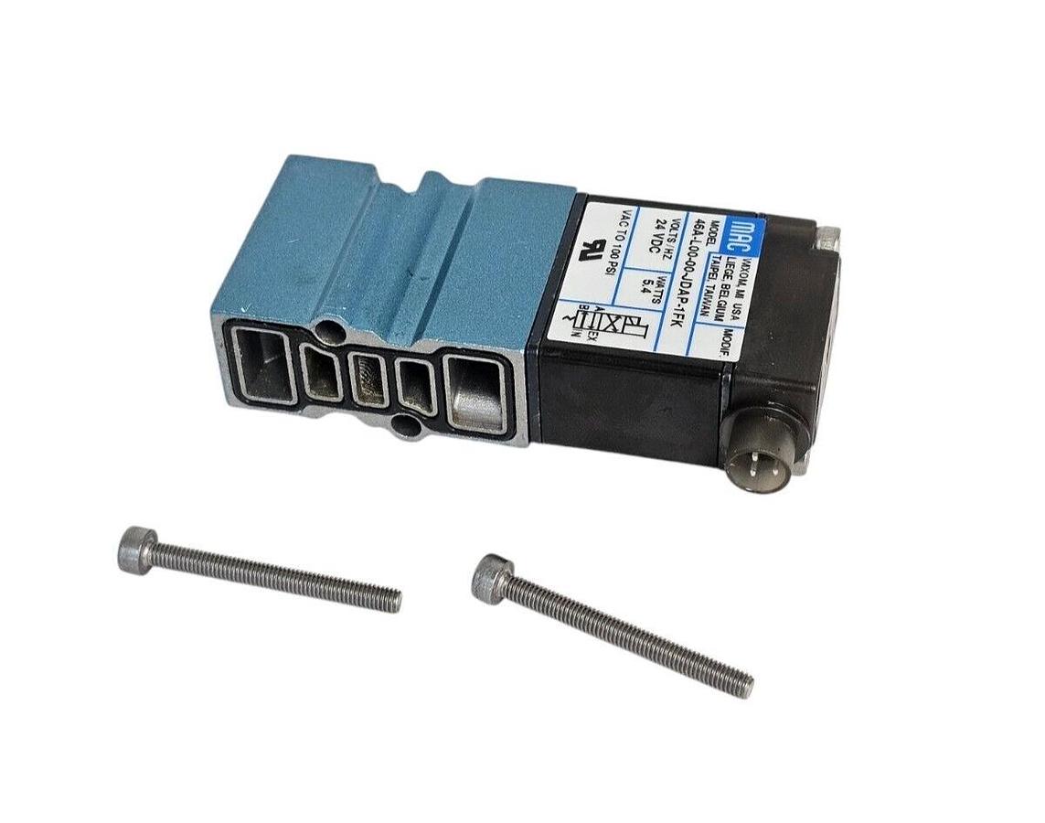 NIB MAC 46A-L00-00-JDAP-1FK SINGLE SOLENOID VALVE 46AL0000JDAP1FK