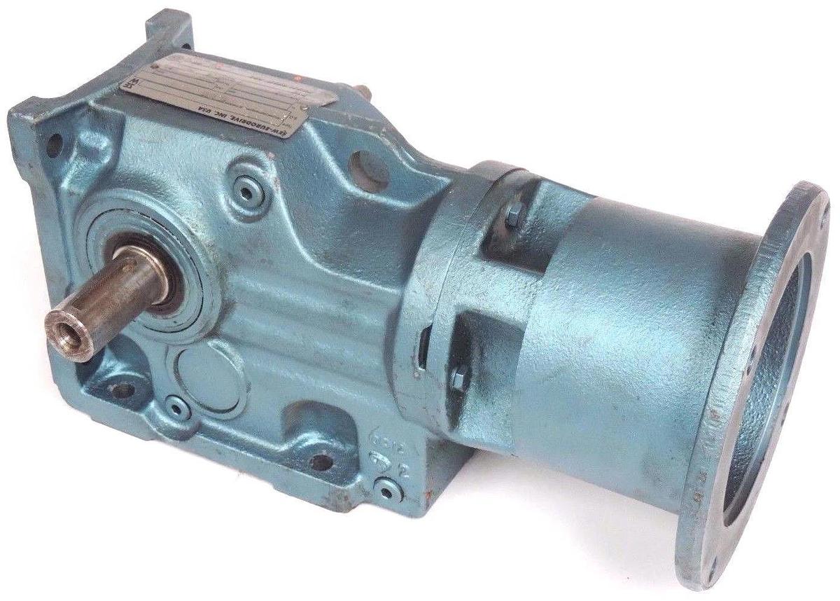 Used SEW EURODRIVE TYPE: K37LP56 WORM GEAR REDUCER, RATIO 13.08 TORQUE: 1460