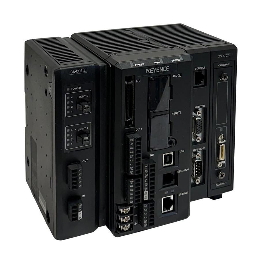 Used For Parts KEYENCE XG-8702L / CA-DC21E MULTI-CAMERA IMAGING SYSTEM CONTROLLER USB