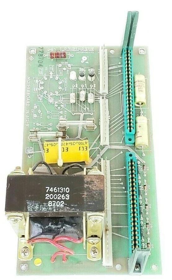 Used LABEL-AIRE 74-612-90 MOTHER BOARD 74-612-91