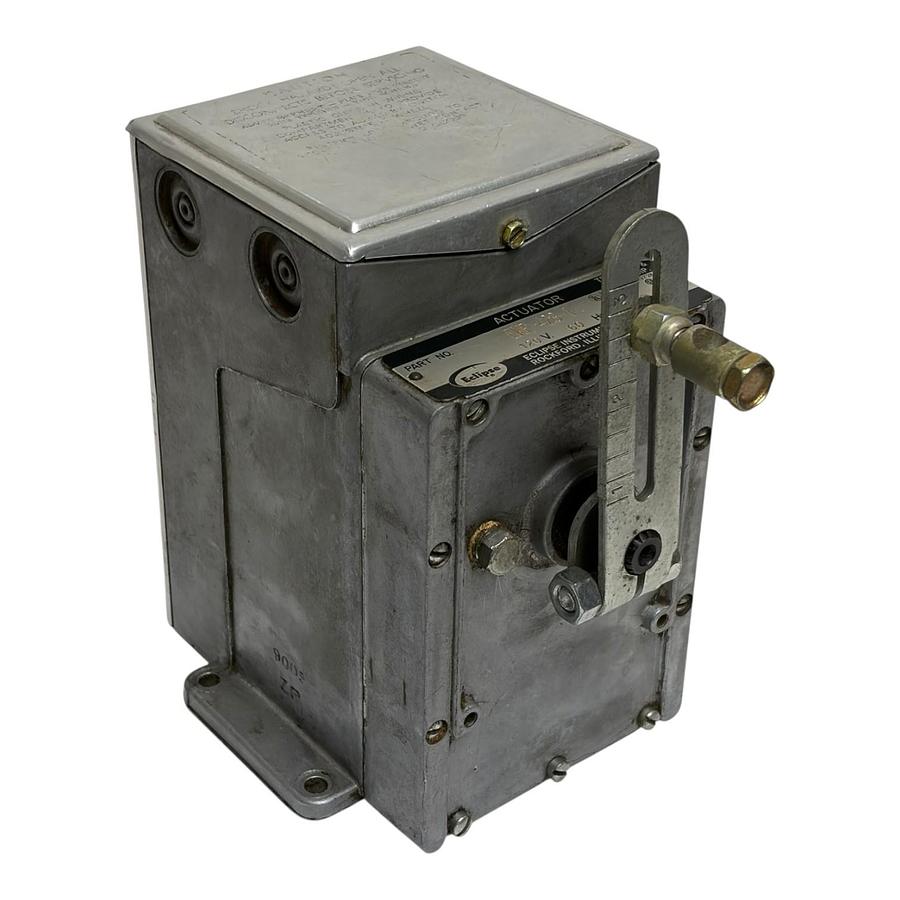 Used Eclipse EMP-423-1 Proportional Actuator Motor 120V 40W with Valve Linkage Arm